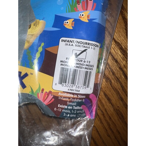 Baby Shark Costume Infant 6-12 mo Pinkfong Romper Sound Box Works Plays Song - Picture 7 of 12